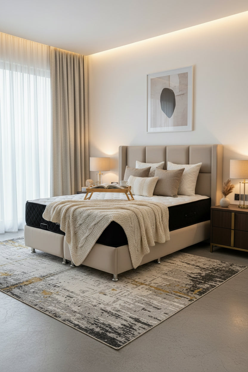 Lit coffre Rio Beige