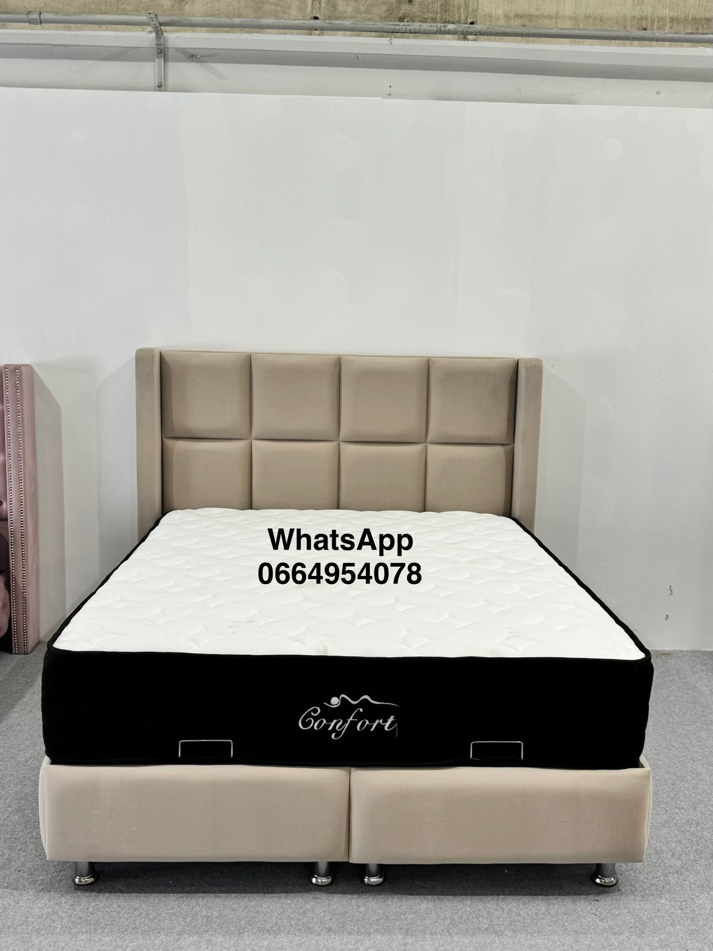 Lit coffre Rio Beige