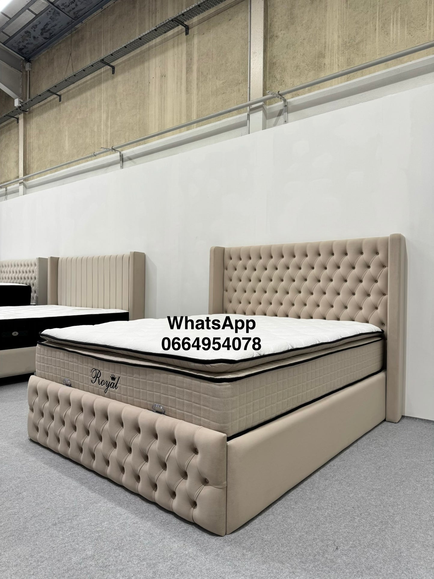 Lit coffre Bianca Beige