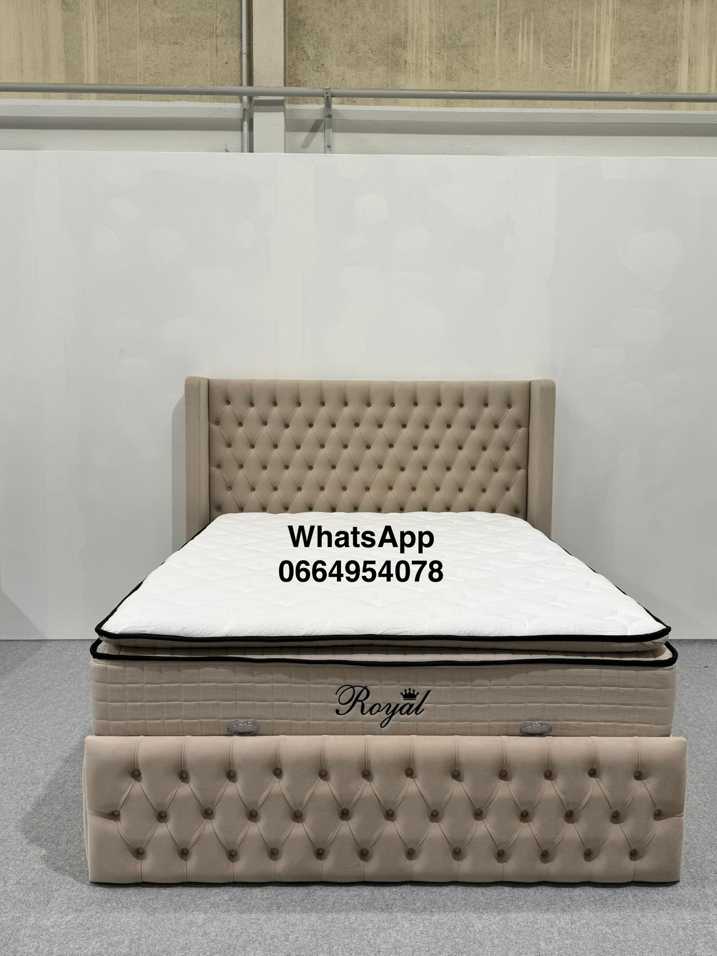 Lit coffre Bianca Beige