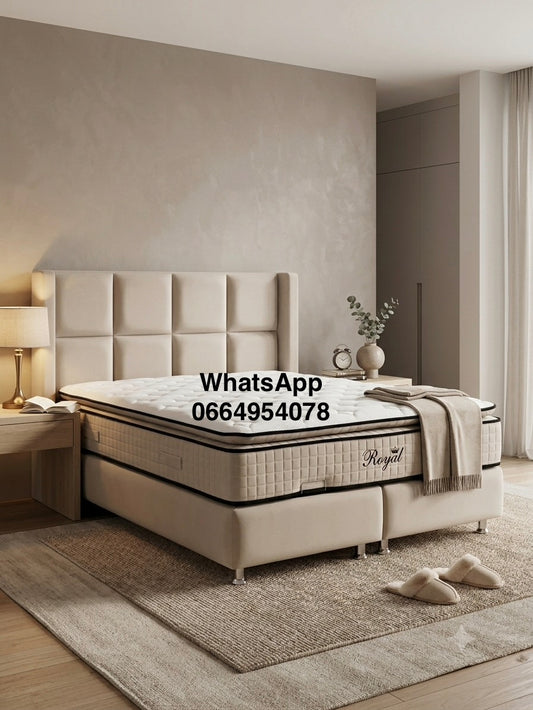 Lit coffre Rio Beige