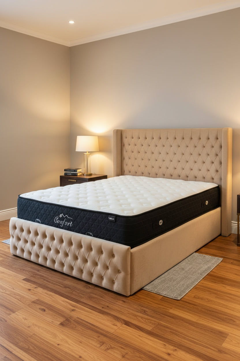 Lit coffre Bianca Beige