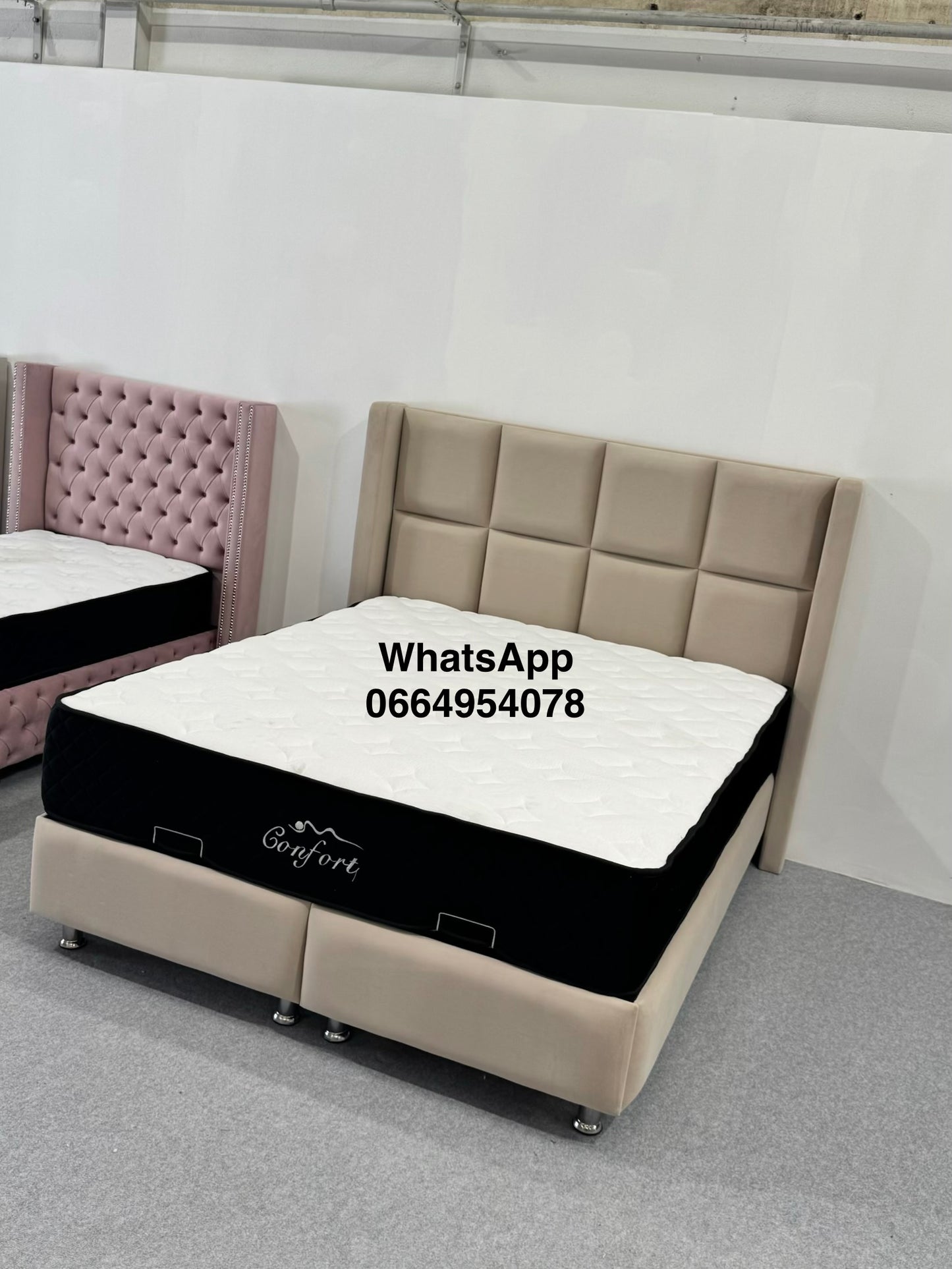 Lit coffre Rio Beige